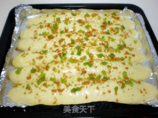 葱花肉松排包的做法步骤：10
