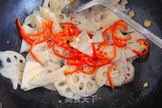 家常爆脆藕的做法步骤：6