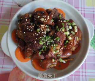 酱香十足-----酱烧猪蹄的做法步骤：16