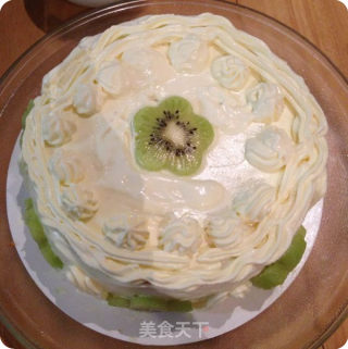 裱花生日蛋糕---小清新的做法步骤：15
