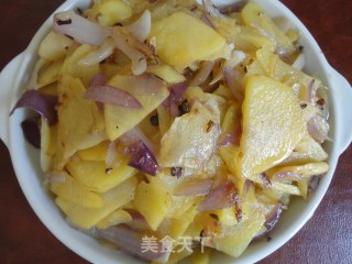 孜然洋葱土豆片的做法步骤：9