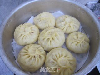 黄面素包子的做法步骤：15