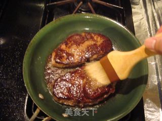 菲力牛排配芥末和细香葱的做法步骤：9
