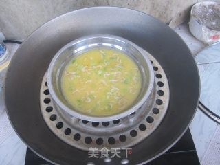 虾皮鸡蛋羹的做法步骤：7