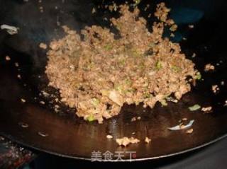 一款好吃的下饭菜——肉末辣味豇豆的做法步骤：6