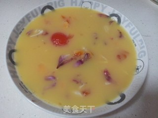 三色蒸蛋的做法步骤：7