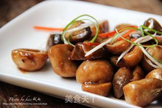 味美鲜甜---蚝油草菇的做法步骤：5