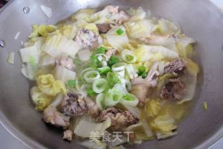 走地鸡炖绍菜的做法步骤：8