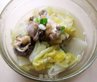 走地鸡炖绍菜的做法步骤：9