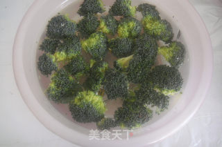 蚝油西兰花的做法步骤：2