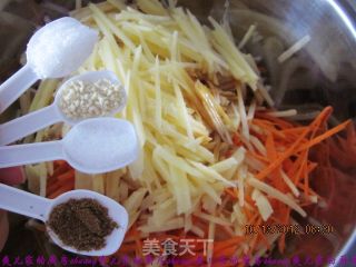 香脆土豆丝饼的做法步骤：3