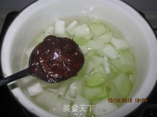 韩式嫩豆腐酱汤的做法步骤：2