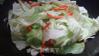 手撕包菜的做法步骤：5