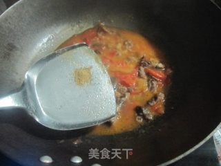 西红柿肉丝面的做法步骤：6