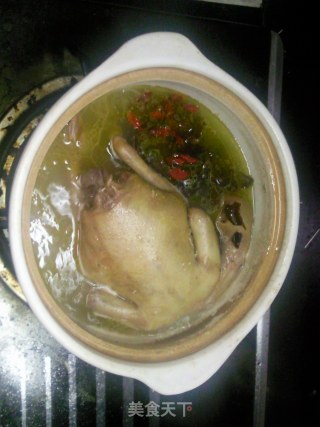枸杞鸽子汤的做法步骤：5
