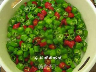 下饭菜之杭椒豆豉炒牛肉末的做法步骤：2