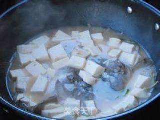 鱼头炖豆腐的做法步骤：10