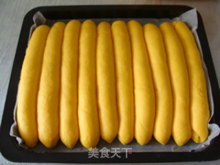 南瓜奶油排包的做法步骤：12