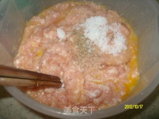 ✿小白菜鲜肉水饺✿的做法步骤：6