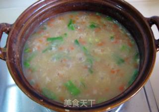瑶柱瘦肉粥的做法步骤：10