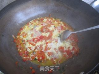 红椒鸡蛋卤面的做法步骤：8