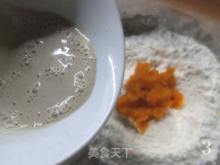 南瓜馒头的做法步骤：3