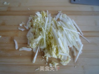 开胃小凉菜——山楂拌白菜心的做法步骤：2