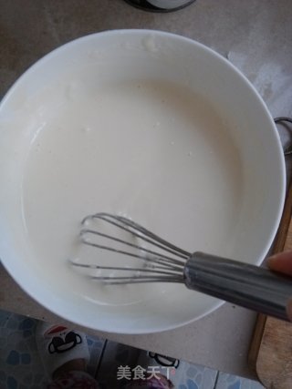 煎红薯粒饼的做法步骤：4