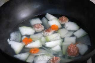 冬瓜肉丸清汤的做法步骤：6