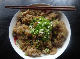 用最简单的烹饪技巧，做出最地道的农家美食  粉蒸肉的做法步骤：12