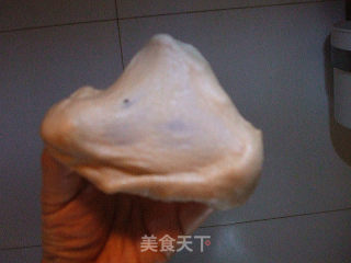 巧克力淡奶果粒面包-面包机版的做法步骤：4