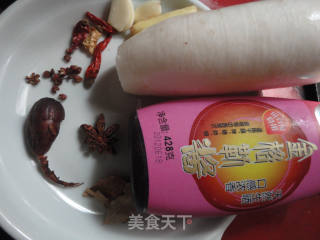酱焖萝卜鸭的做法步骤：2