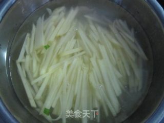 素炒三丝的做法步骤：2