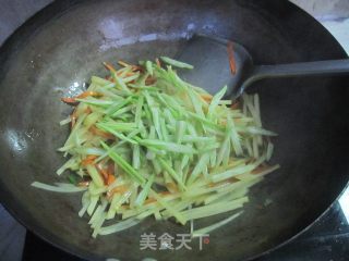 素炒三丝的做法步骤：6