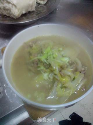 家乡菜--超鲜小乌鱼+海蛎子肉炖白菜粉条的做法步骤：8