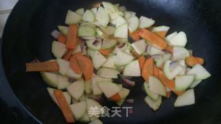 双瓜炒鸡蛋的做法步骤：4