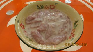 锅包肉的做法步骤：4
