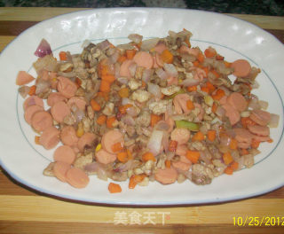 鸡蛋躲进饭里——别样的蛋炒饭的做法步骤：10