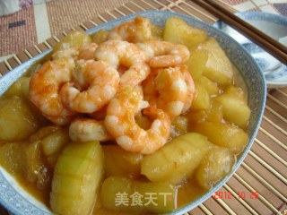 虾仁冬瓜的做法步骤：5