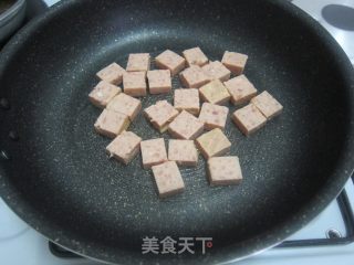 换个口味【金沙午餐肉】的做法步骤：4