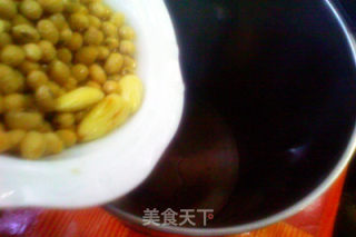 无糖杏仁豆浆+豆渣青菜饼的做法步骤：3