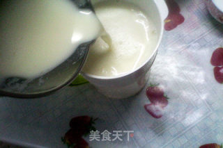 无糖杏仁豆浆+豆渣青菜饼的做法步骤：6