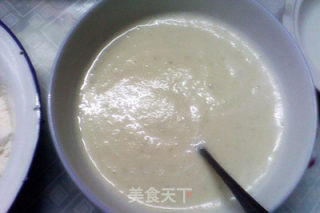 无糖杏仁豆浆+豆渣青菜饼的做法步骤：9