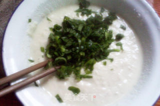 无糖杏仁豆浆+豆渣青菜饼的做法步骤：12