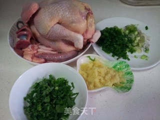 姜葱蒸鸡的做法步骤：2