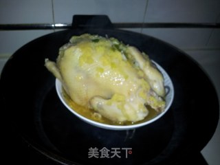 姜葱蒸鸡的做法步骤：5