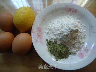 抹茶戚风蛋糕的做法步骤：1