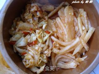 辣菜炒肉的做法步骤：3