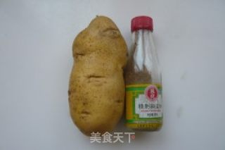 非油炸----椒盐烤薯片的做法步骤：1
