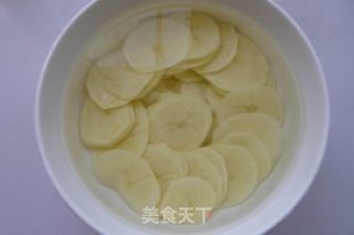 非油炸----椒盐烤薯片的做法步骤：3